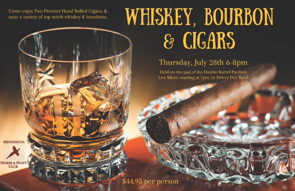 Whiskey, Bourbon and Cigars