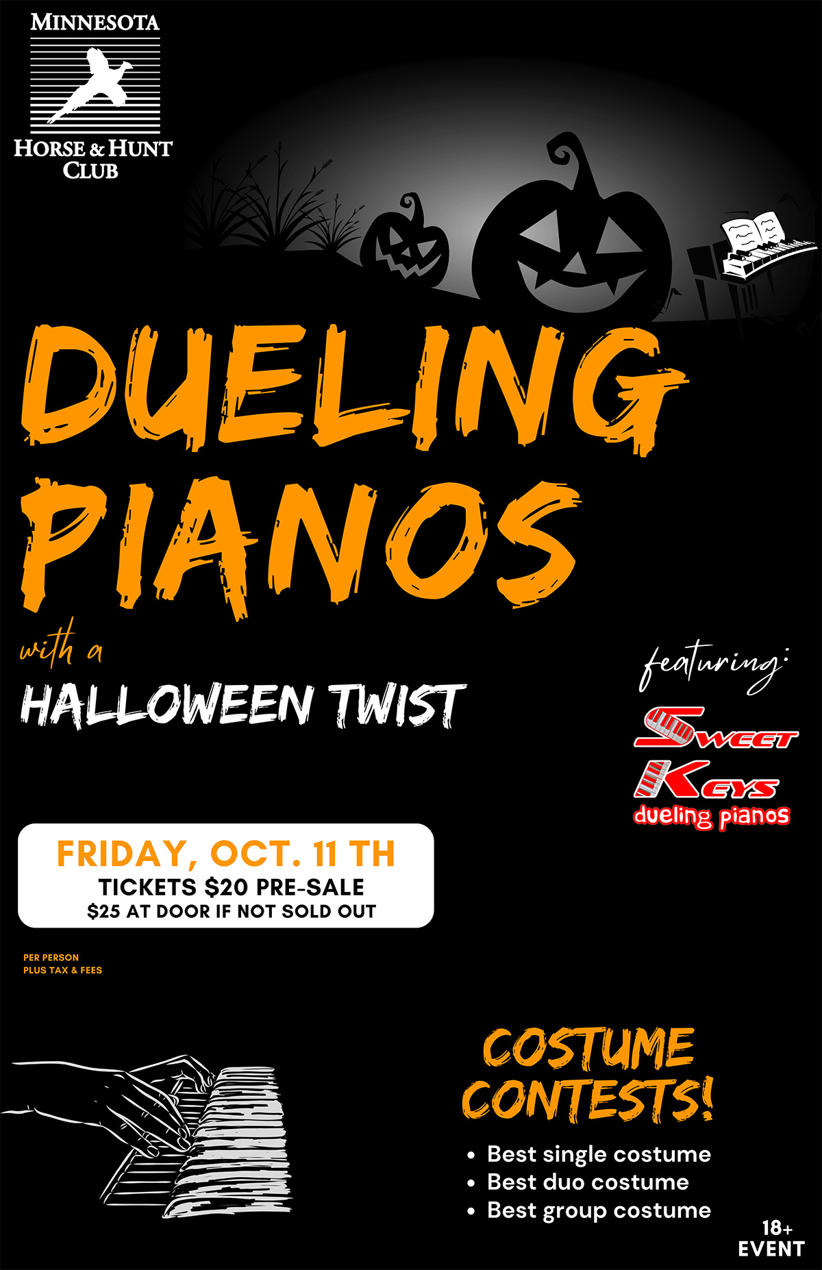 Dueling Pianos with a Halloween Twist!