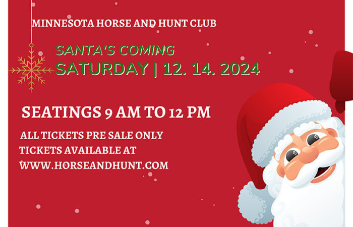 Breakfast with Santa, Seatings 9am to 12pm