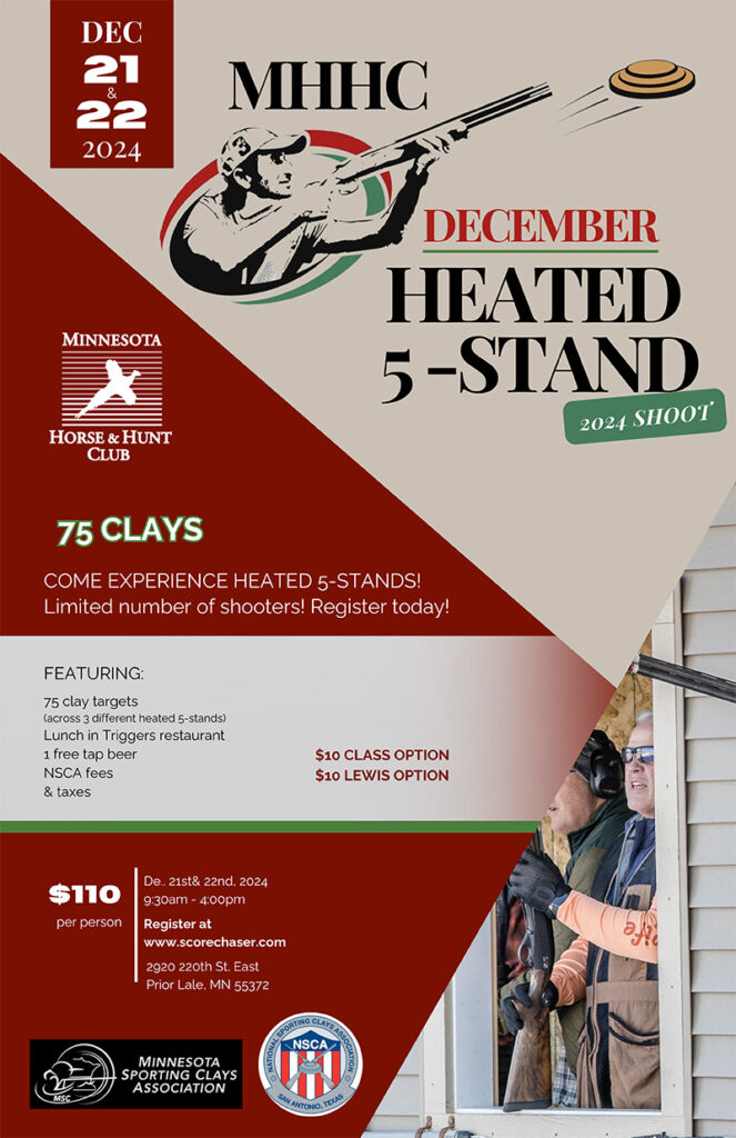 December 21st & 22nd, MHHC Heated 5-Stand