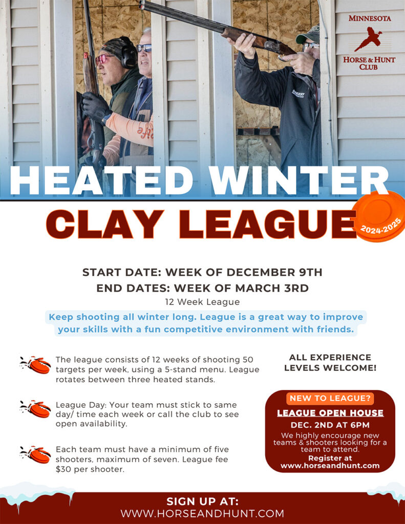 Heated 5-Stand Winter Clay League