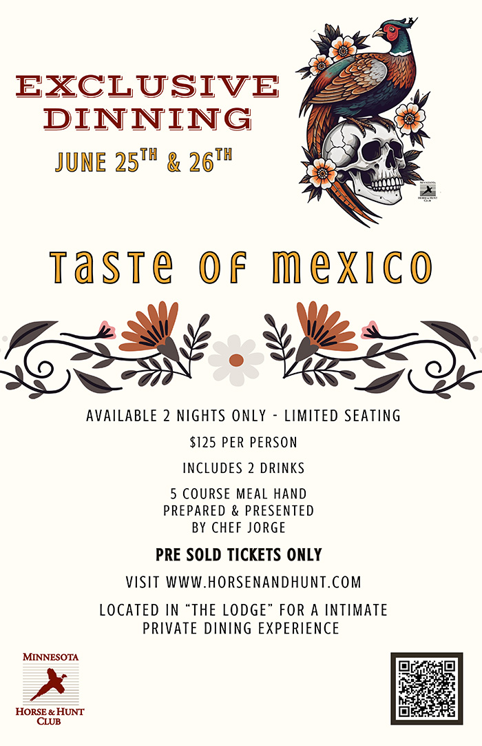 Taste of Mexico- June 25th and 26th.