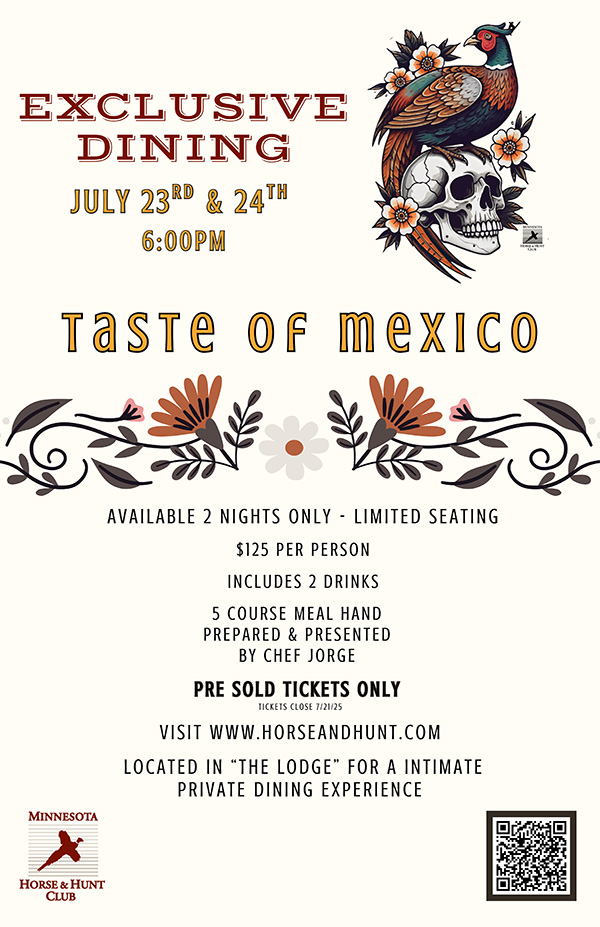 Taste of Mexico, July 23rd and 24th.