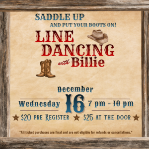 Line Dancing Night - December 2026